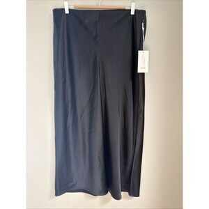 Joie Women’s Wide Leg Pants – Size 1X – Black NWT High Rise Pull-On Luxe Draped